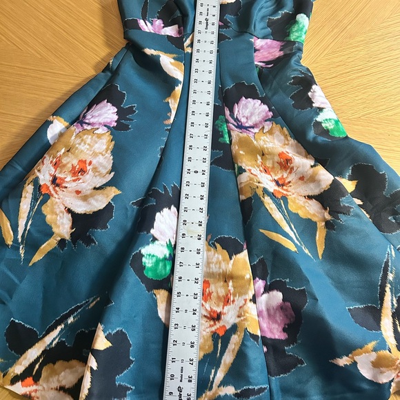 Anthropologie Dress Holiday midi a-line Wedding Guest 8 EUC - Picture 3 of 5